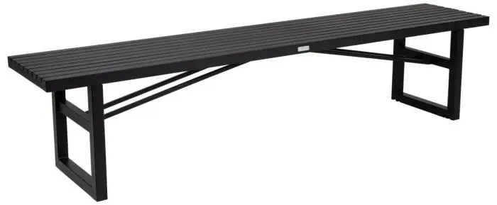 Rabatter Vevi 200X41 cm Svart - Brafab - Bonus Möbler
