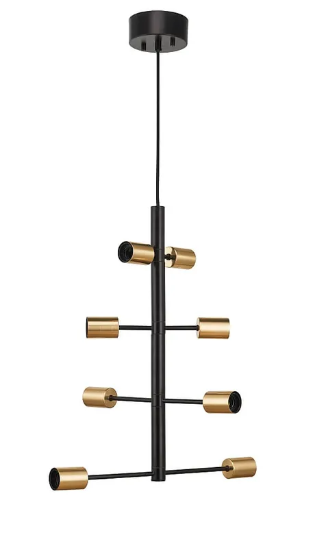 Premium VERONA Takpendel 8L 50cm Svart/Mässing IP20