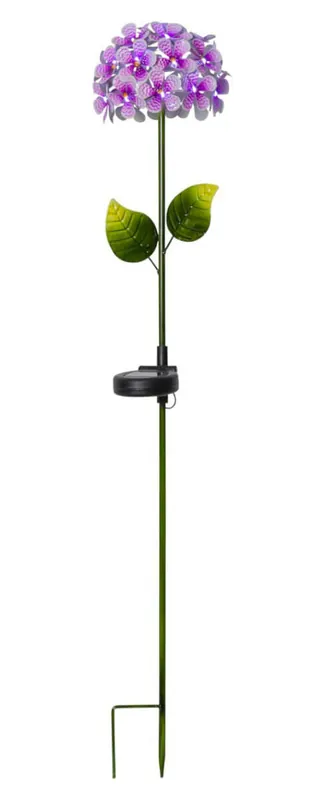 Rabatt HORTENSIA Solcellspinne 77cm Rosa