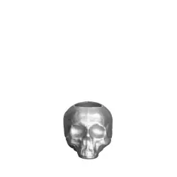 Kosta Boda Still life skull ljuslykta silver 85mm Bästa pris