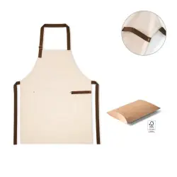 Utförsäljning HOLM. Canvas förkläde i 100 % bomull (320 g/m²) med metalldetaljer