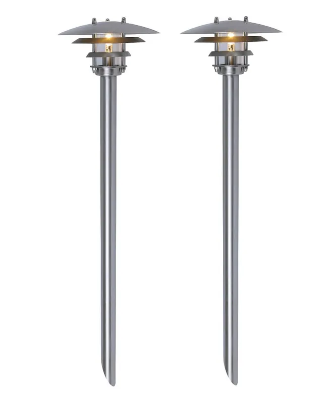 Rabatt BOLTHI Pollare 2-Pack 60cm Rostfritt stål 12V IP44