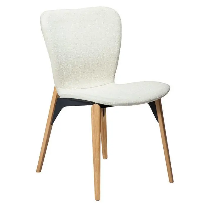 Paragon Bouclétyg FSC Bone White / Oak - Dan-Form - Bonus Möbler Fri frakt