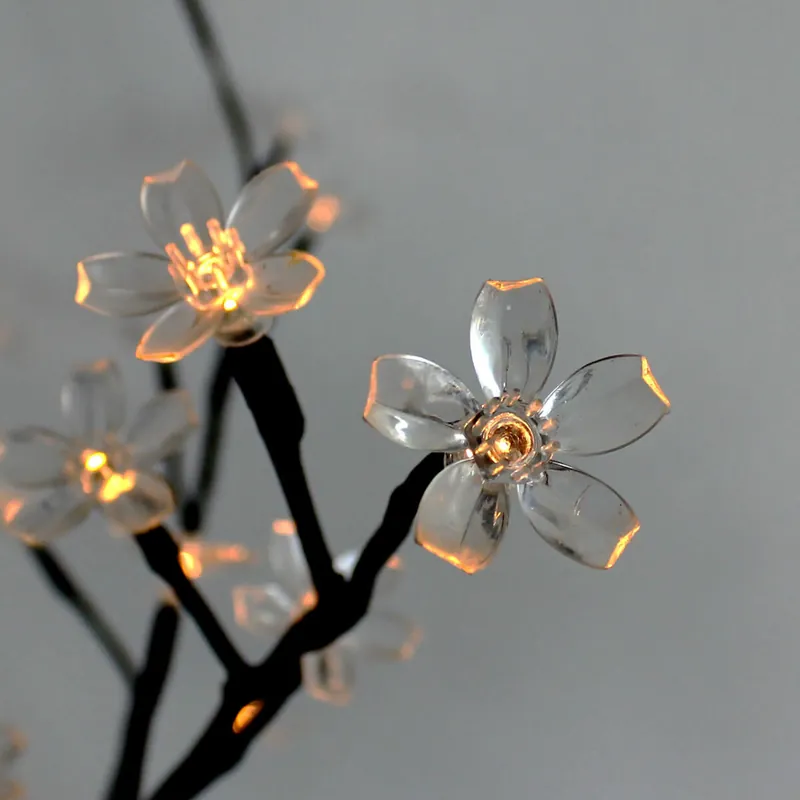 FLOWER Dekoration till Ljusslinga Transparent Rabatt