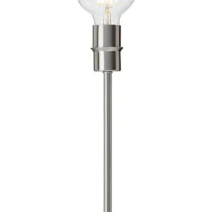 Billig CONVERTO Bordslampa 36,5cm Borstad krom/Betong