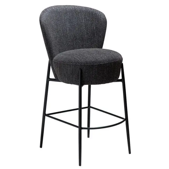 Orbit Låg Bouclétyg Raven Black - Dan-Form - Bonus Möbler Fynd