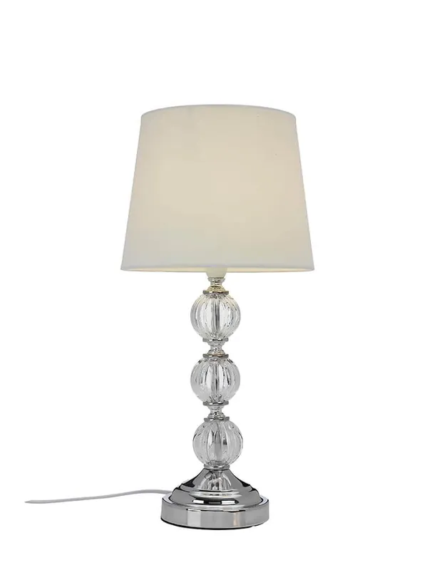 NIMBUS Bordslampa 47cm Krom/Glas/Vit Billigare