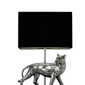 ZIMBA Bordslampa 47cm Silver/Svart Snabb frakt