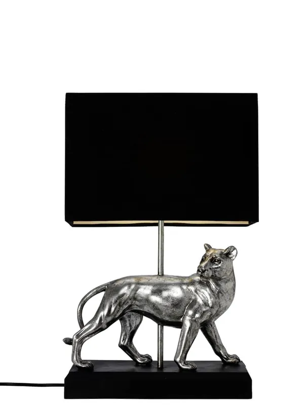 ZIMBA Bordslampa 47cm Silver/Svart Snabb frakt