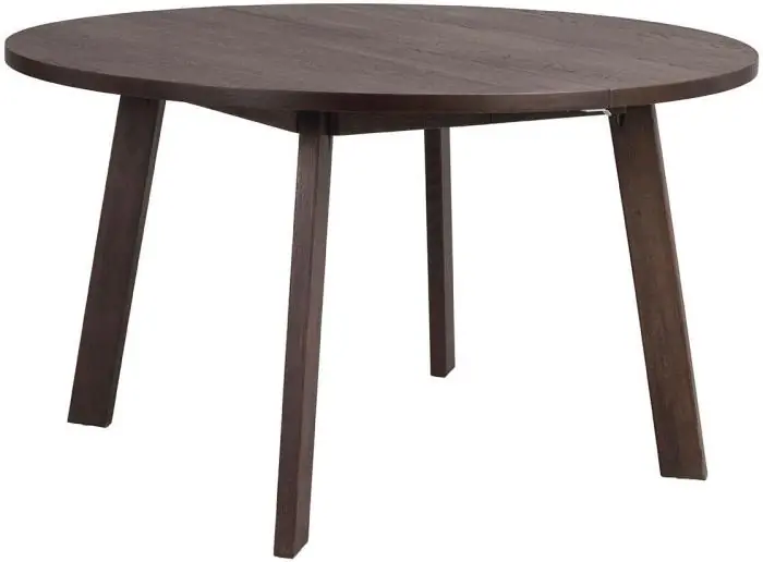 Fri frakt Glenside Ø130 cm Brunoljad ek - Rowico Home - Bonus Möbler