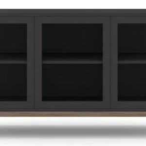 Edge 2.0 1-sektion 3 dörrar Burned Walnut Black - Englesson - Bonus Möbler Begränsad tid