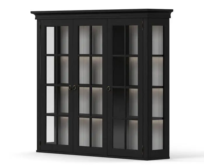 Stockholm 3 dörrar, glassidor Black - Englesson - Bonus Möbler Erbjudandepris