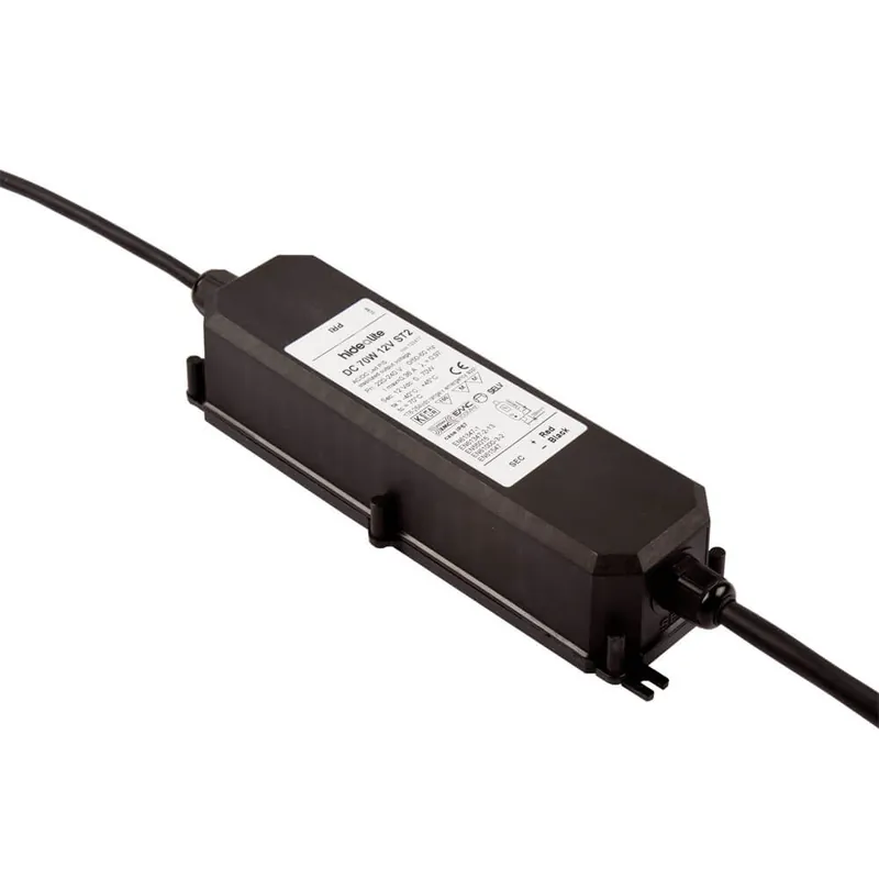 Sista chansen LED-trafo ST2 12VDC 70W IP67 Svart