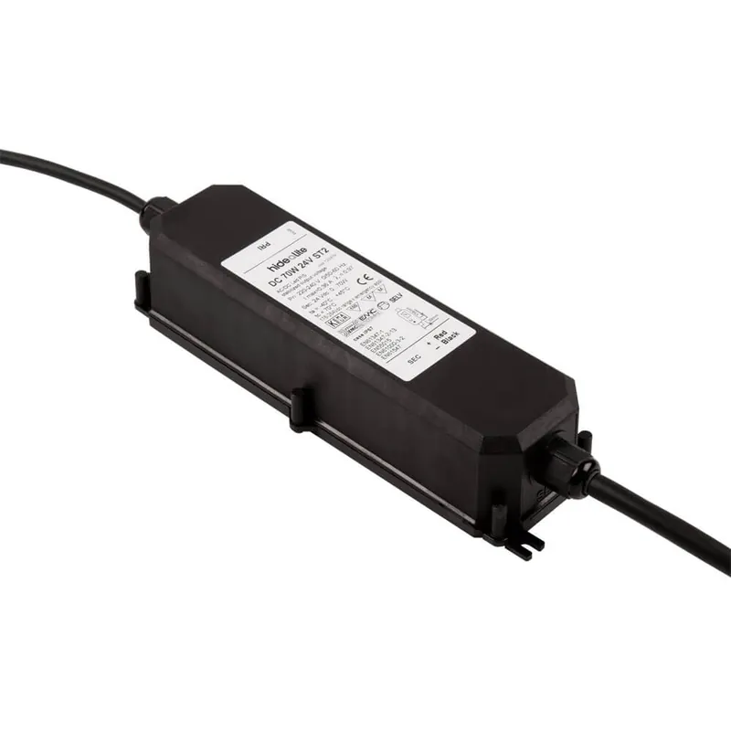 LED-trafo ST2 24VDC 70W IP67 Svart Erbjudande