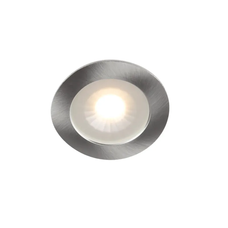 1202 Minidownlight 12V 2700K Borstad stål Extra rabatt