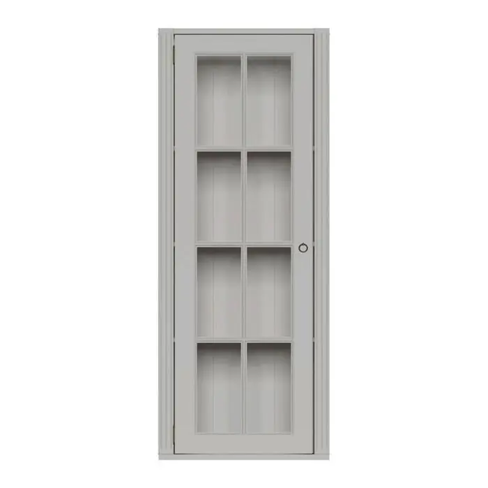 Kampanjpris Stockholm Vitrin Hög 1 Dörr Vänster 1-sektion Grey - Englesson - Bonus Möbler