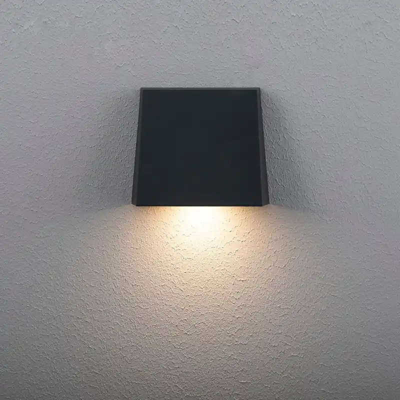 EDGE Vägglampa 14cm 3000K Antracit Sista chansen