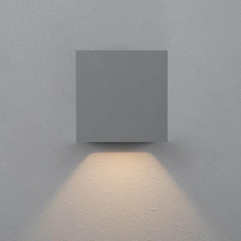 Fynd CUBE XL I Vägglampa 15cm Grå