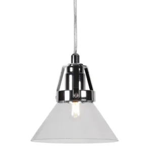 Begränsat erbjudande SKOMAKARE Fönsterlampa 15cm Krom/Klar