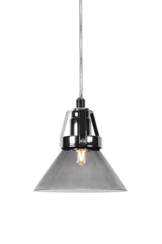 SKOMAKARE Fönsterlampa 15cm Krom/Rökfärgad Expressleverans