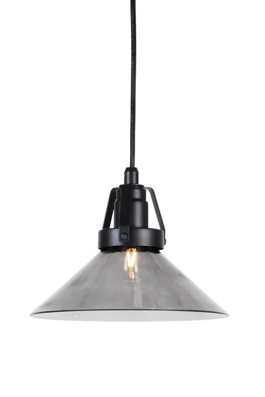 SKOMAKARE Fönsterlampa 20cm Svart/Rökfärgad Billig