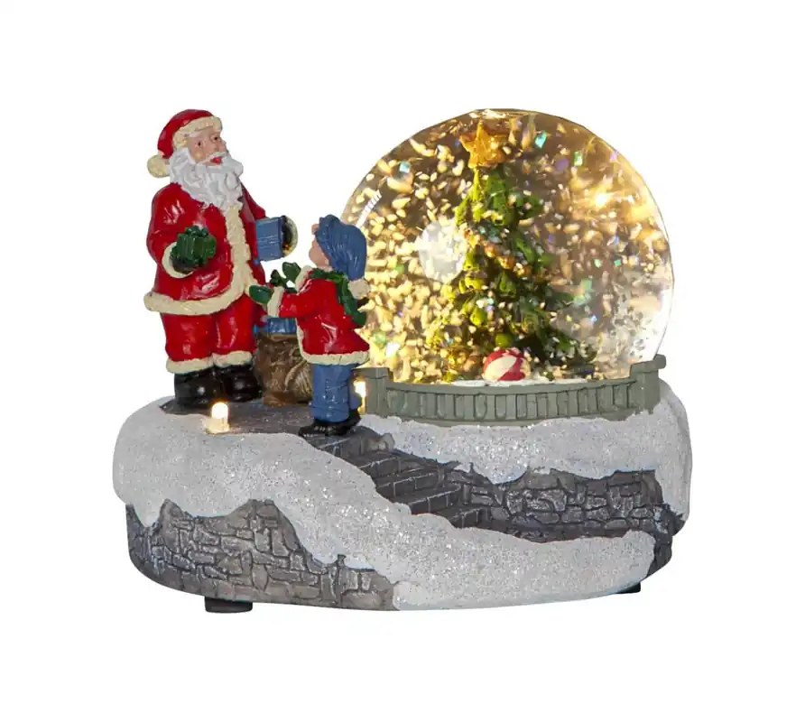 WINTERVILLE Panorama Tomte Batteri 12cm Erbjudandepris