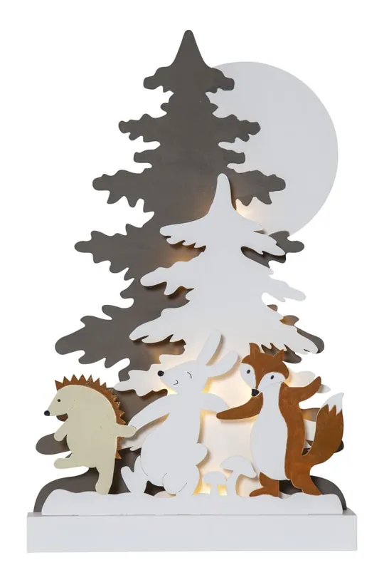 I lager FOREST FRIENDS Batteridekoration Jul 44cm