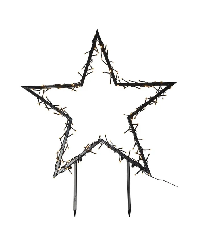 Beställ idag SPIKY Utomhusdekoration 140L 73cm Svart