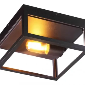 ARENDAL Plafond Ute 25cm Svart IP44 Kampanj