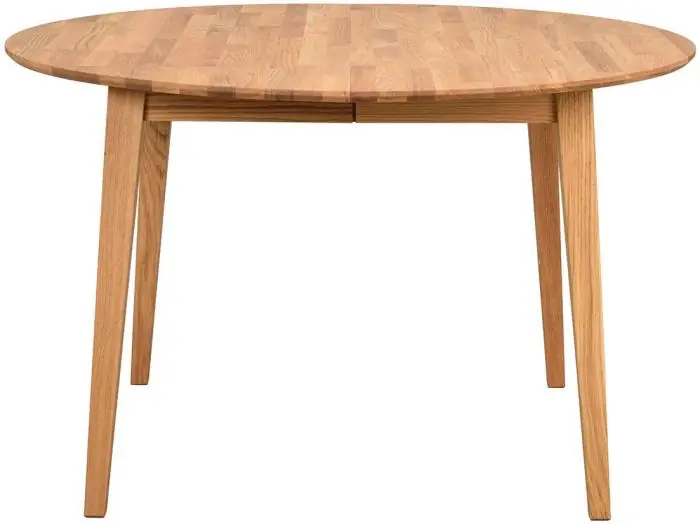 Filippa Runt 120-165X120 cm Oljad ek - Rowico Home - Bonus Möbler Rea
