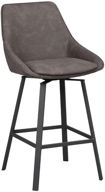 Kundfavorit Alison Metallben / Tyg Mörkgrå microfiber - Rowico Home - Bonus Möbler