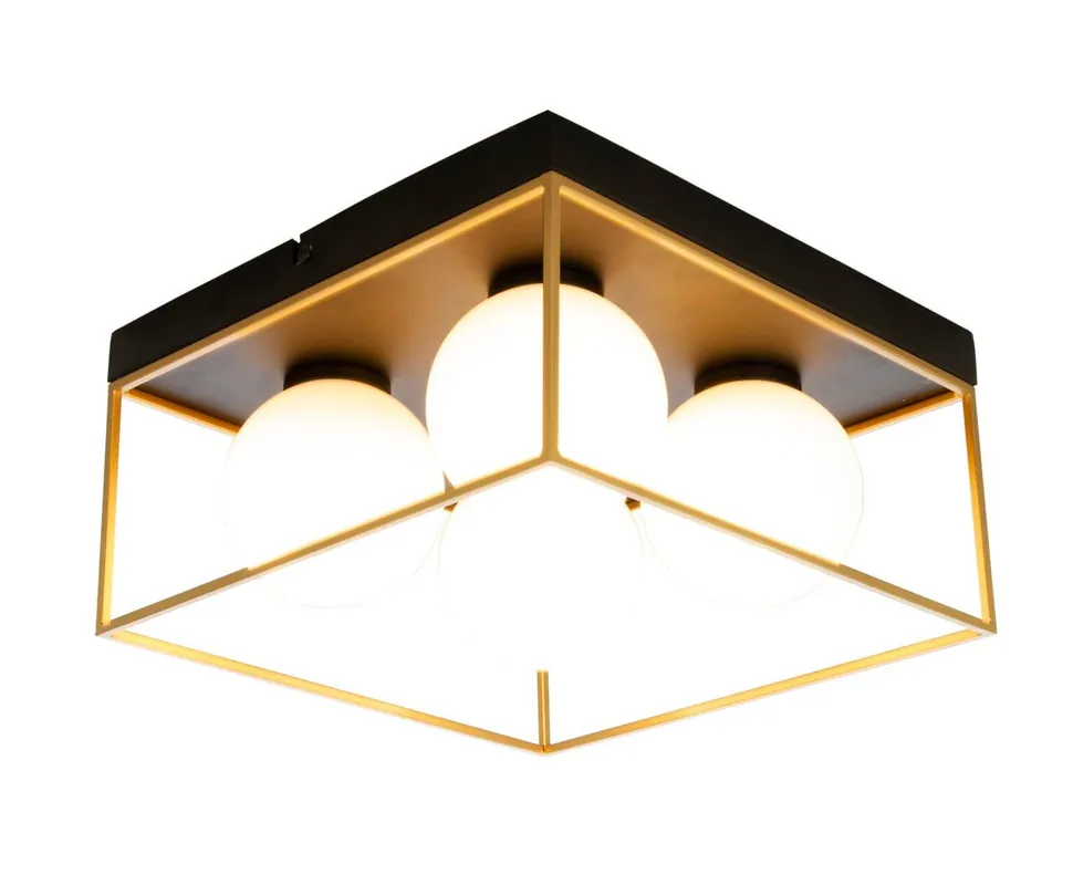 Reapris ASTRO Plafond Liten 28cm Svart/Guld/Opalvit