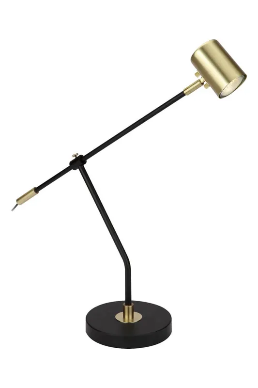 Endast idag BALDER Bordslampa 55cm Svart/Matt Mässing
