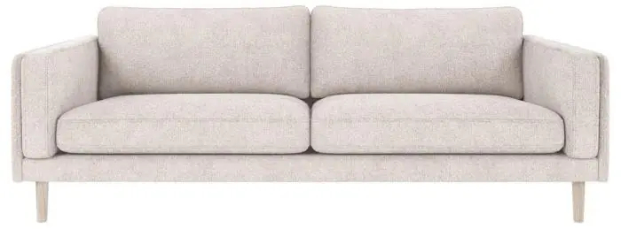 Braden med vitpigmenterade ekben Tyg Greg ljusbeige - Rowico Home - Bonus Möbler Begränsad tid