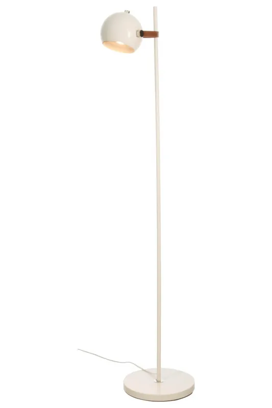 BOW Golvlampa 1L 147,5cm Vit/Brun/Silver risnedsättning