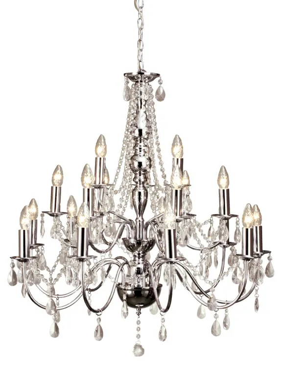 Köp online CHATEAU Takkrona 18-Arm 18L 82cm Krom