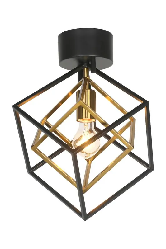 Kampanj CUBES Plafond 32,5cm Svart/Antik