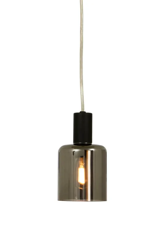 Begränsat erbjudande CYLINDER Fönsterlampa 16cm Svart/Rökgrå