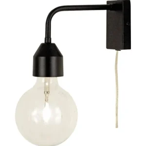 Billigare FLYNN Vägglampa 20cm Svart