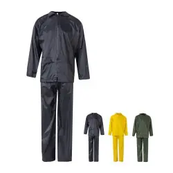 VL SEDNA. Regndräkt (225g/m²), tvådelad i polyester (100%) med PVC-beläggning Bästa pris