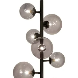 Begränsat antal MOLEKYL Taklampa Lodrät 7L 38cm Svart/Rökgrå