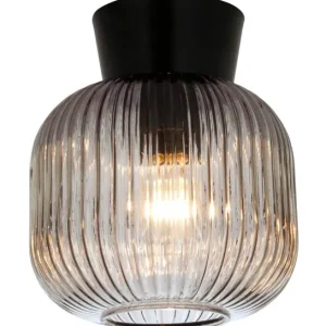 VANJA Plafond 20cm Svart/Rökgrå Sista chansen