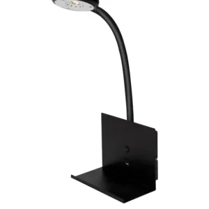ZET Sänglampa m. USB-Laddare 38cm Svart Populärt val