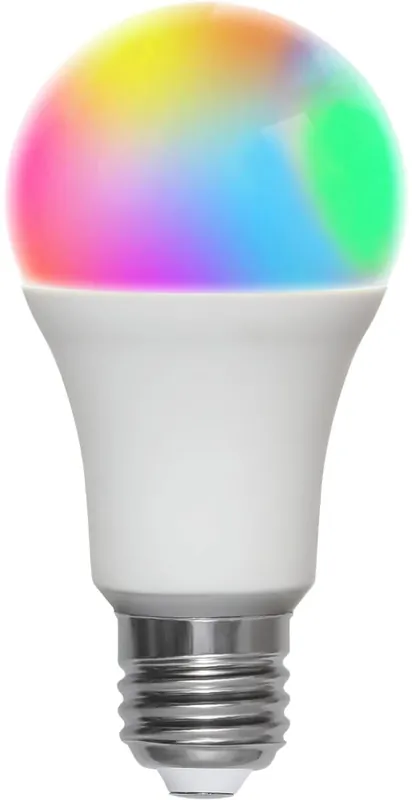Fri frakt E27 Normal Smart Dimbar 9W 806lm Flerfärgad LED-Lampa