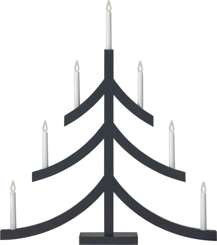 PAGOD Ljusstake 7L 79cm Grafit Snabb leverans