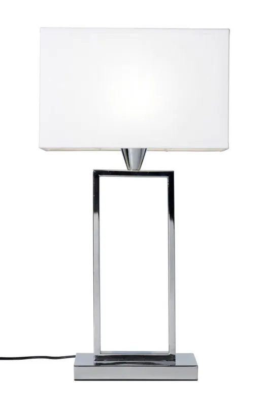 KENSINGTON Bordslampa 47,5cm Krom/Vit Fynd