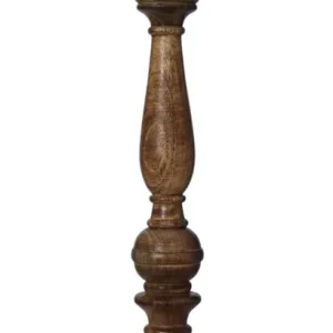 Beställ idag COTTEX Lampfot E27 57cm Trä/Borstad mässing