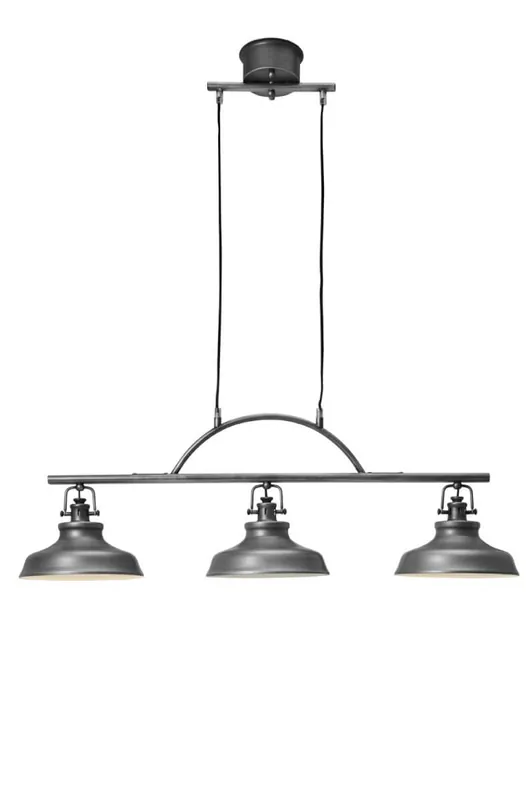 NEW HAVEN Iron Edition Taklampa 96cm Antikgrå Billigare