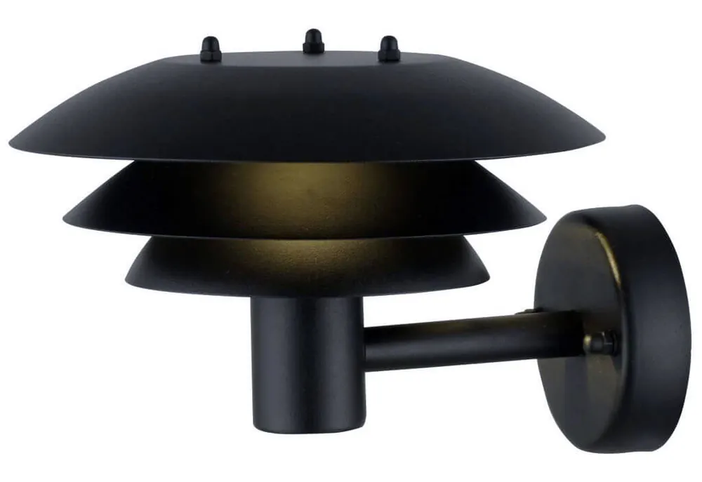 MEJA Vägglampa 23cm Svart Trygg betalning