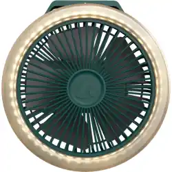 Köp online Camping Fan with Light Green